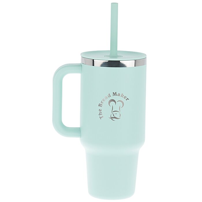 Custom Hydro Flask All Around Travel Tumbler with Straw - 32 oz. - Laser Engraved