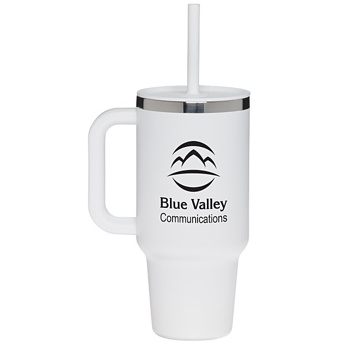 Custom Hydro Flask All Around Travel Tumbler with Straw - 32 oz.