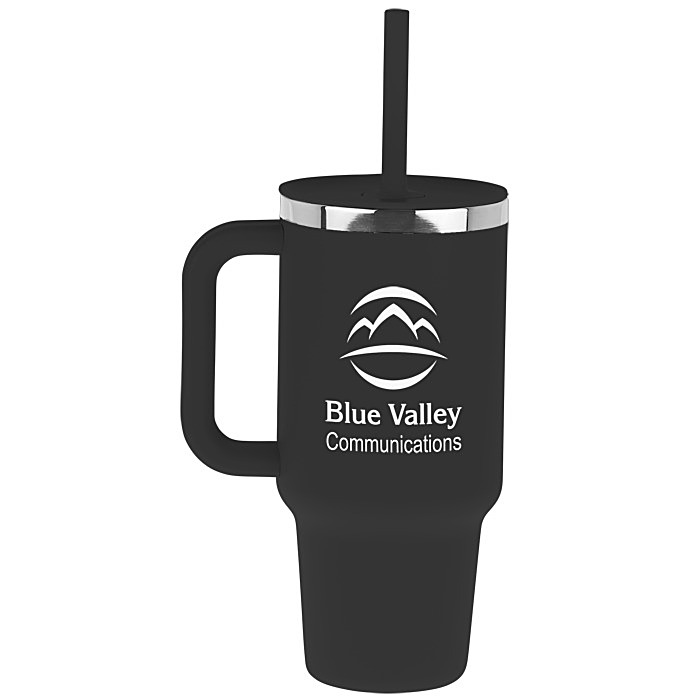 Custom Hydro Flask All Around Travel Tumbler with Straw - 32 oz.
