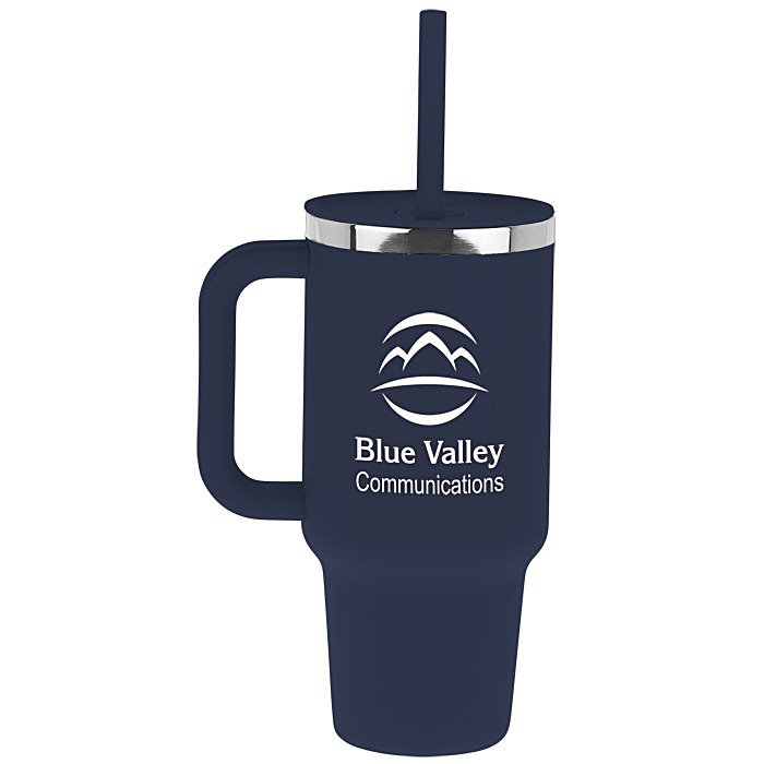 Custom Hydro Flask All Around Travel Tumbler with Straw - 32 oz.