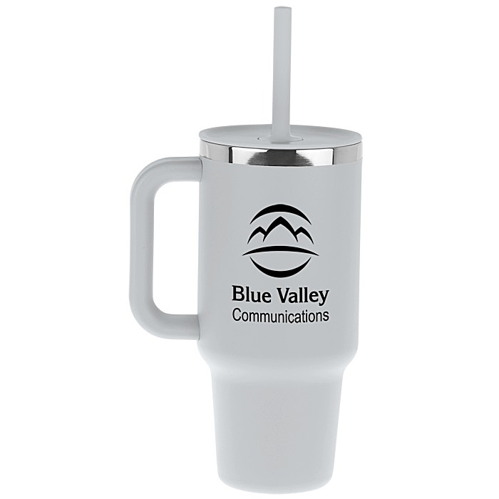 Custom Hydro Flask All Around Travel Tumbler with Straw - 32 oz.