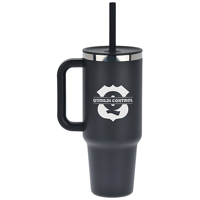 Custom Hydro Flask All Around Travel Tumbler with Straw - 40 oz.