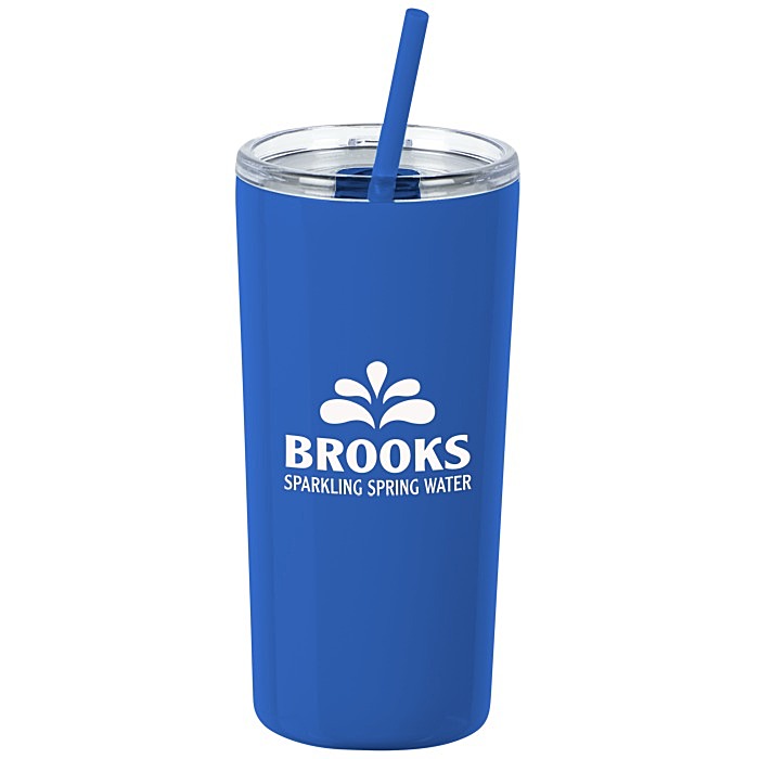 Custom Refresh Baylos Vacuum Tumbler with Straw - 20 oz