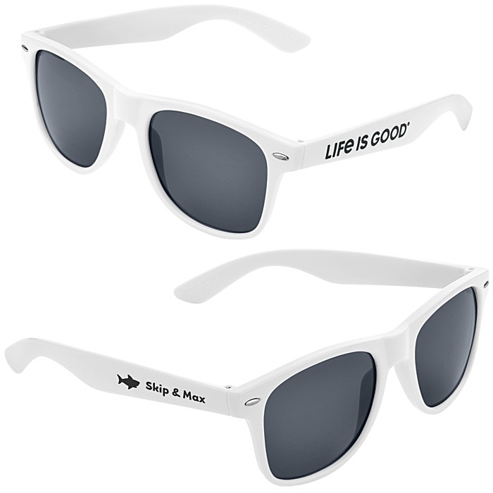 Custom Life is Good Sunglasses - Light Opaque