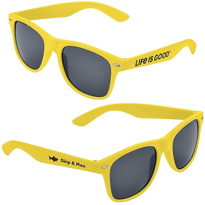 Custom Life is Good Sunglasses - Light Opaque