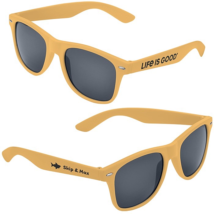 Custom Life is Good Sunglasses - Light Opaque