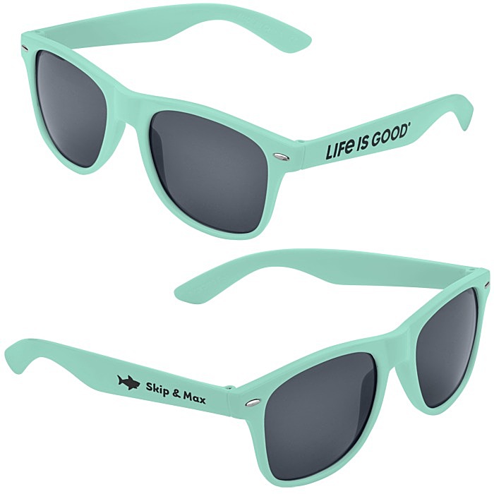 Custom Life is Good Sunglasses - Light Opaque