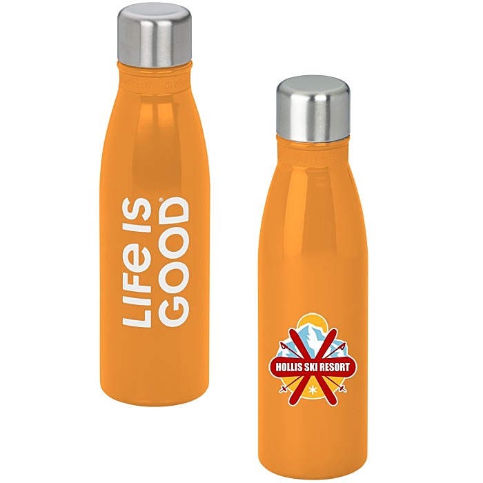 Custom Life is Good Refresh Mayon Bottle – 18 oz - Full Colour - LIG