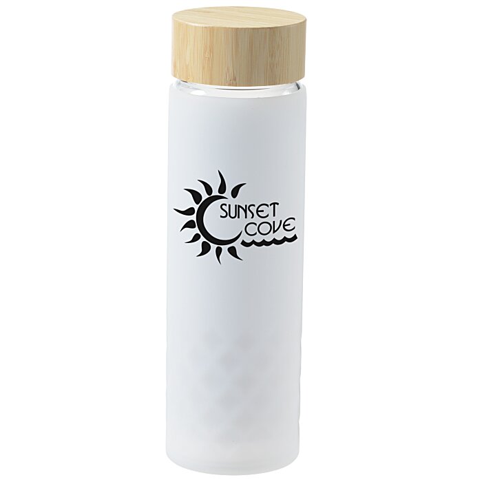 Custom h2go Dawn Glass Bottle - 18 oz