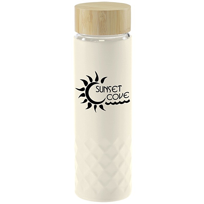 Custom h2go Dawn Glass Bottle - 18 oz