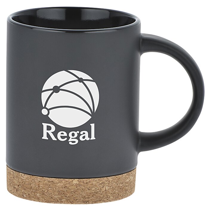 Custom Caspian Coffee Mug with Cork Bottom - 13.5 oz. - 24 hr