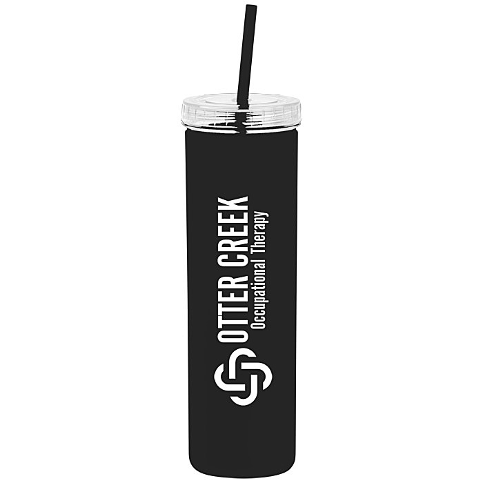 Custom SilkChic Tumbler with Straw - 27 oz.