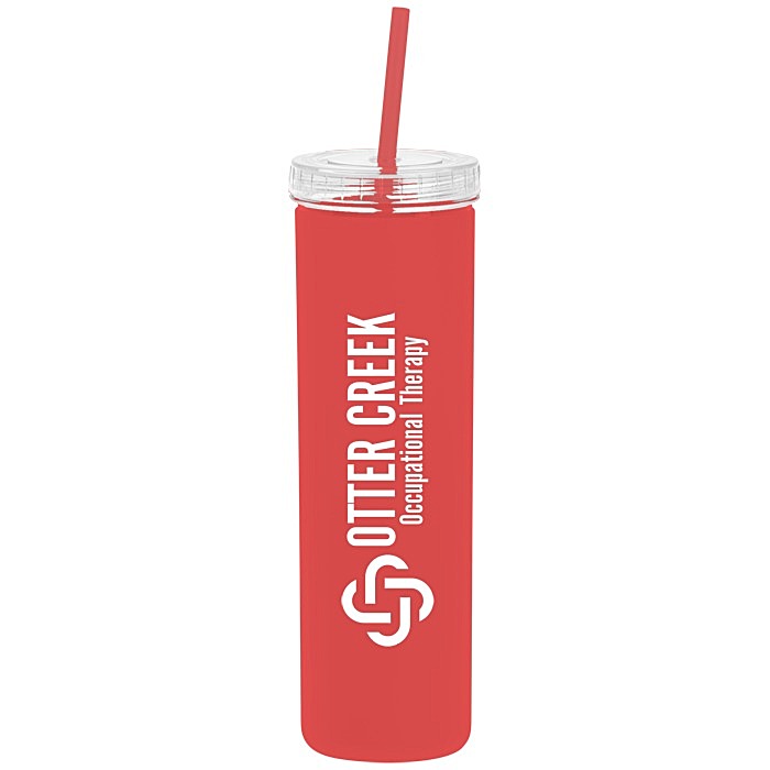 Custom SilkChic Tumbler with Straw - 27 oz.