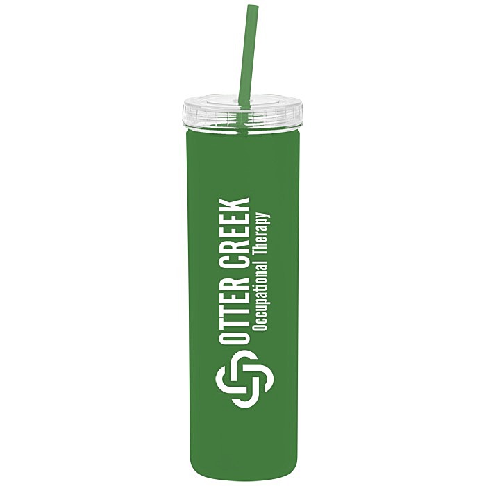 Custom SilkChic Tumbler with Straw - 27 oz.