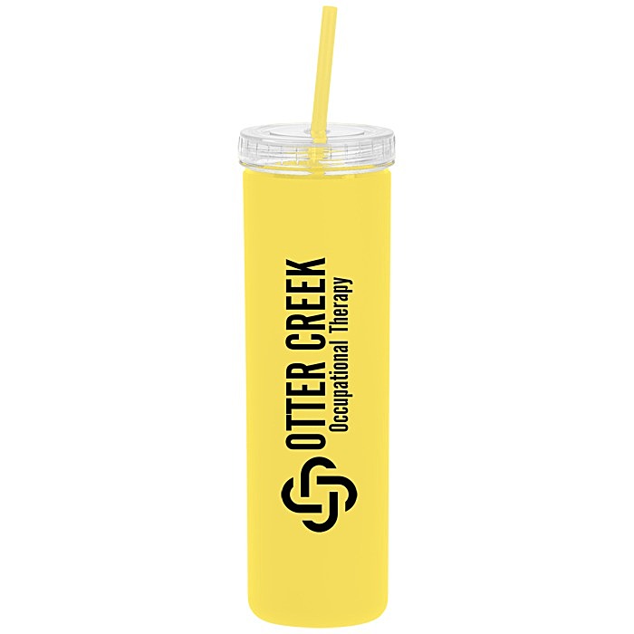 Custom SilkChic Tumbler with Straw - 27 oz.
