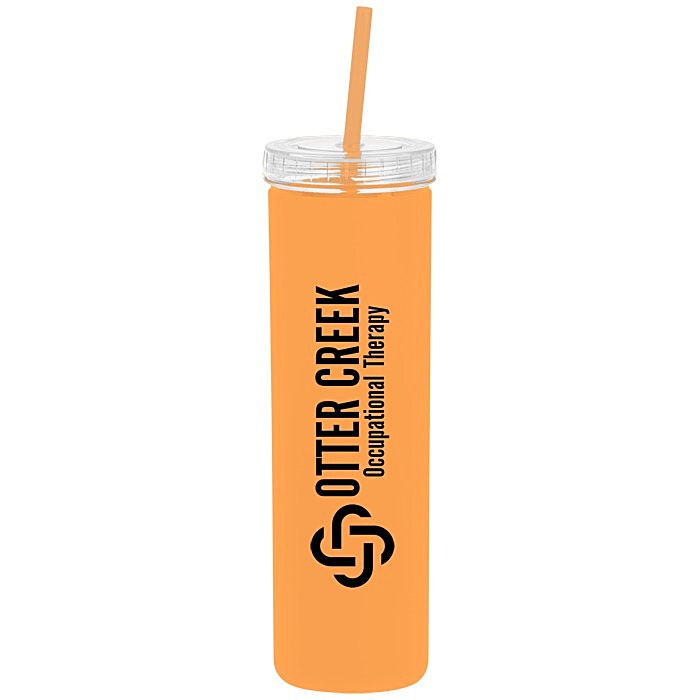 Custom SilkChic Tumbler with Straw - 27 oz.