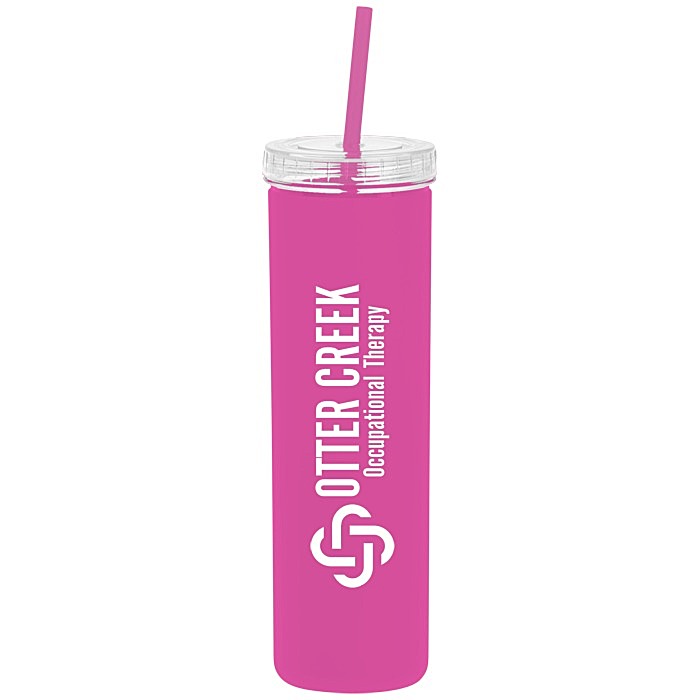 Custom SilkChic Tumbler with Straw - 27 oz.