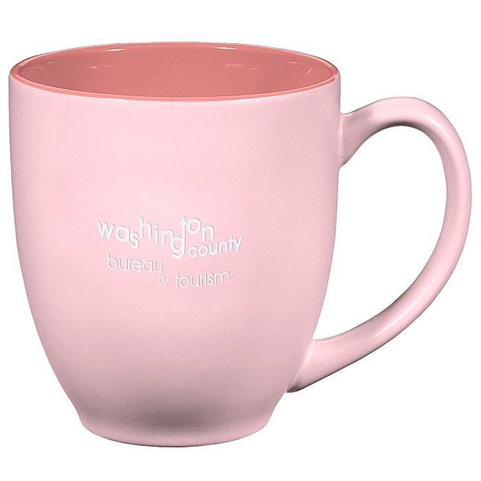 Custom Sebring Bistro Mug - Pastel - 14 oz - Laser Engraved
