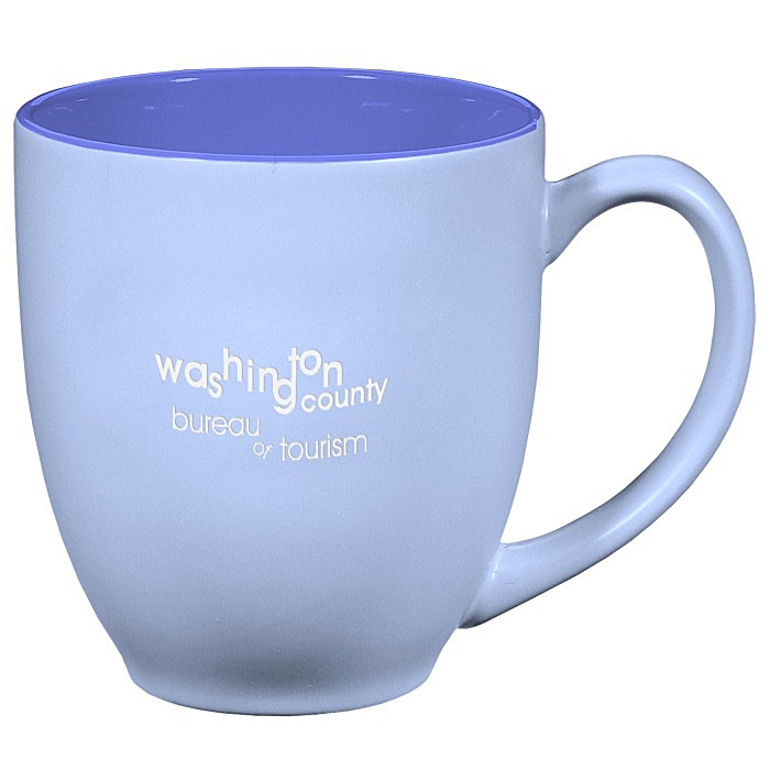Custom Sebring Bistro Mug - Pastel - 14 oz - Laser Engraved