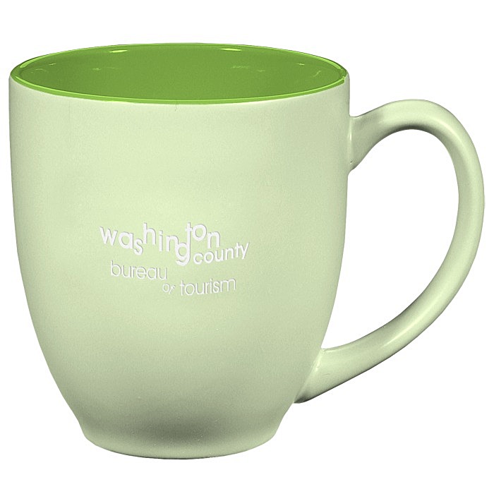 Custom Sebring Bistro Mug - Pastel - 14 oz - Laser Engraved