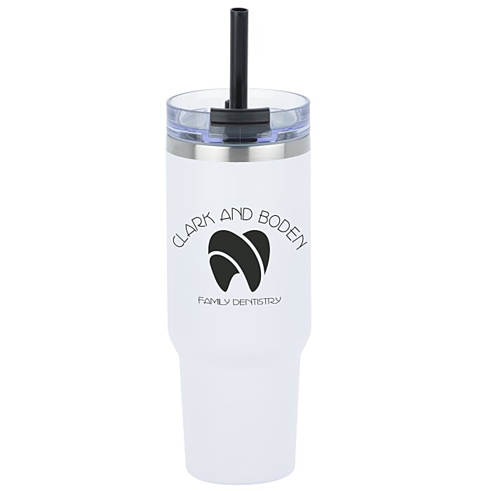 Custom Charger Vacuum Tumbler - 40 oz