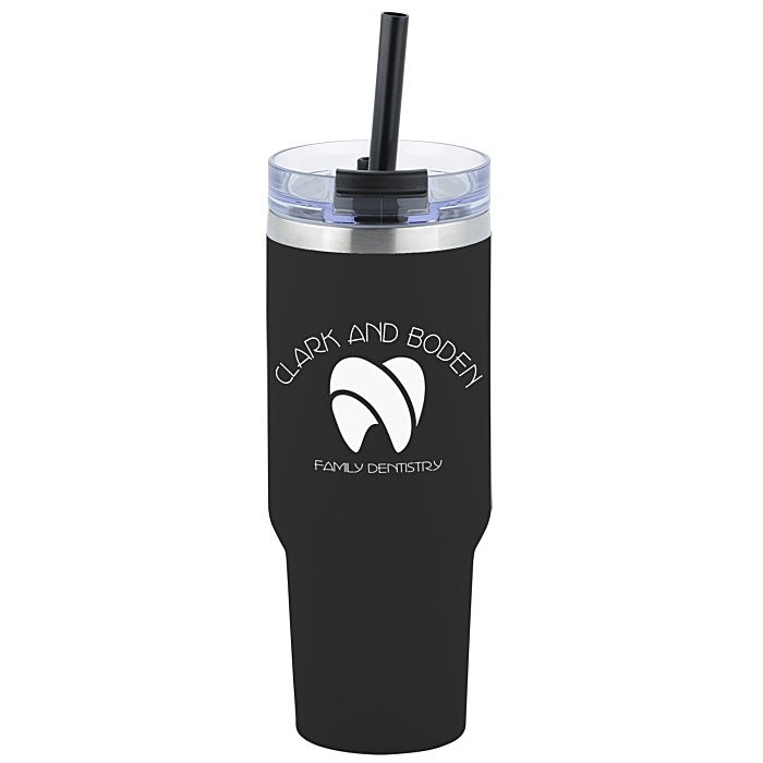 Custom Charger Vacuum Tumbler - 40 oz