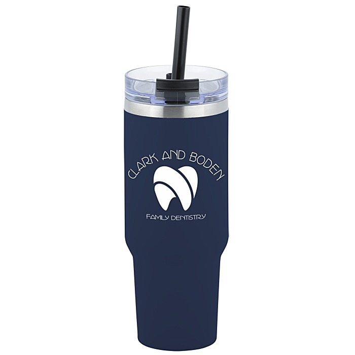 Custom Charger Vacuum Tumbler - 40 oz