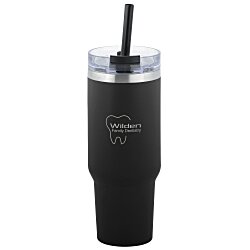 Custom Charger Vacuum Tumbler - 40 oz - Laser Engraved