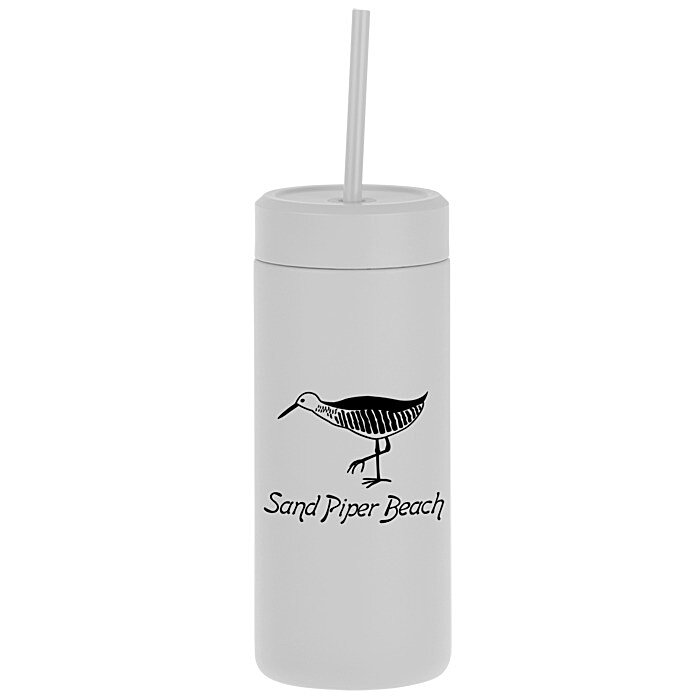 Custom Sol Tonal Tumbler with Straw - 20 oz