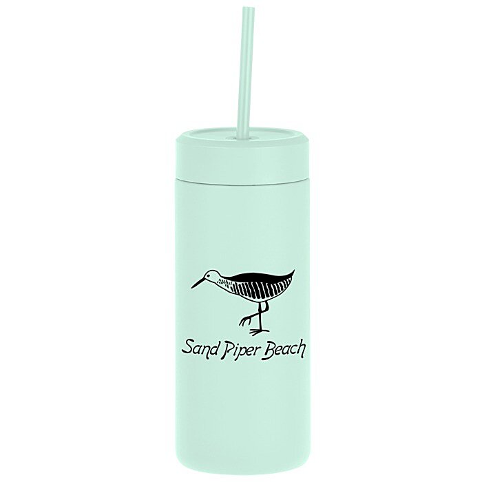Custom Sol Tonal Tumbler with Straw - 20 oz