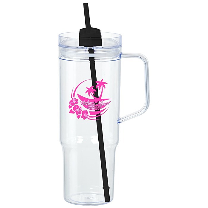 Custom Oliver Acrylic Mug with Straw - 40 oz