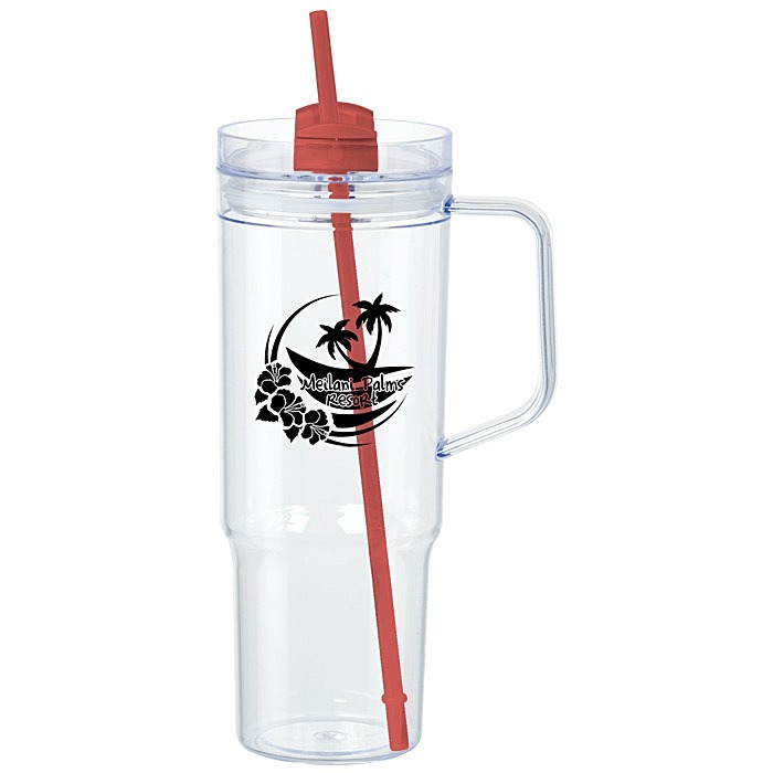 Custom Oliver Acrylic Mug with Straw - 40 oz