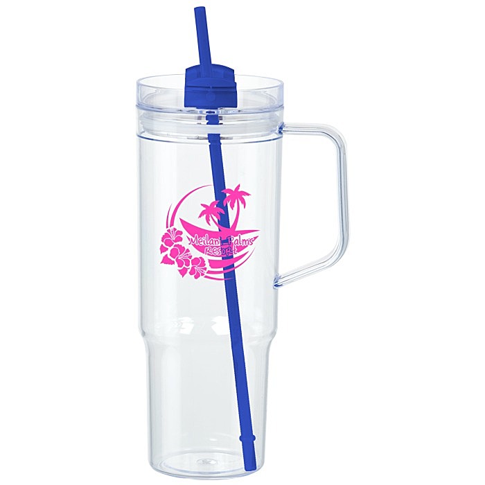 Custom Oliver Acrylic Mug with Straw - 40 oz
