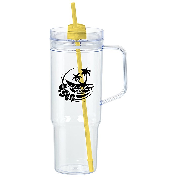 Custom Oliver Acrylic Mug with Straw - 40 oz