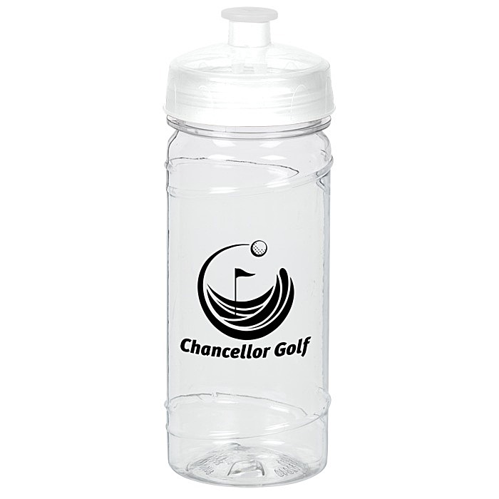 Custom Refresh Cyclone Water Bottle - 16 oz - Clear - 24 hr