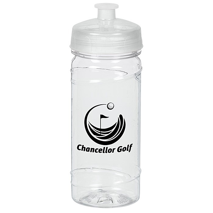 Custom Refresh Cyclone Water Bottle - 16 oz - Clear - 24 hr