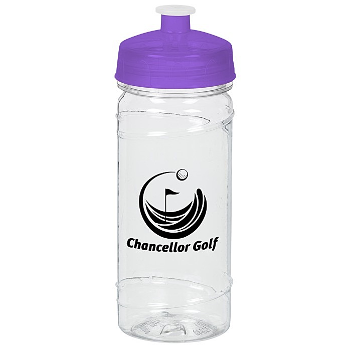 Custom Refresh Cyclone Water Bottle - 16 oz - Clear - 24 hr