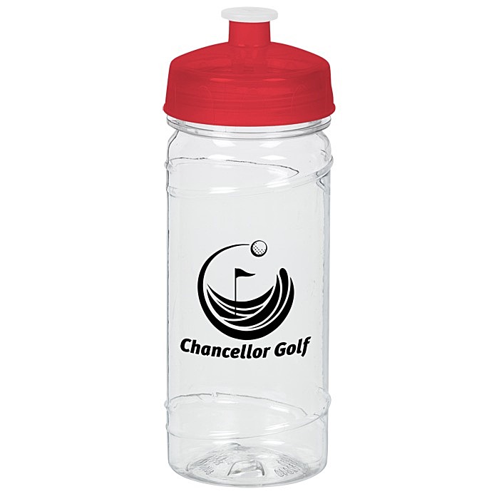 Custom Refresh Cyclone Water Bottle - 16 oz - Clear - 24 hr