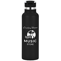 Custom h2go Juno Vacuum Bottle with Flip Straw Lid - 20 oz
