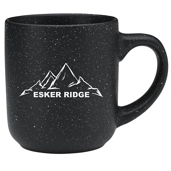 Custom Speckled Matte Coffee Mug - 14 ounces