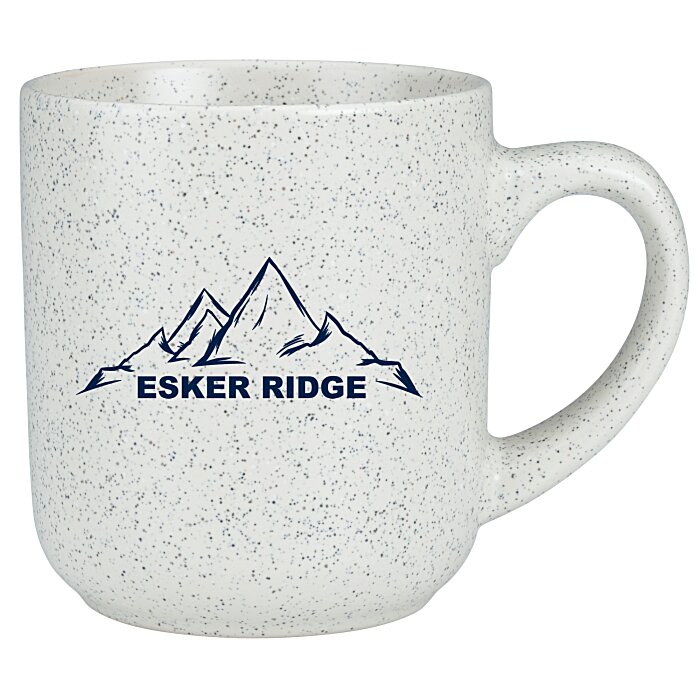 Custom Speckled Matte Coffee Mug - 14 ounces