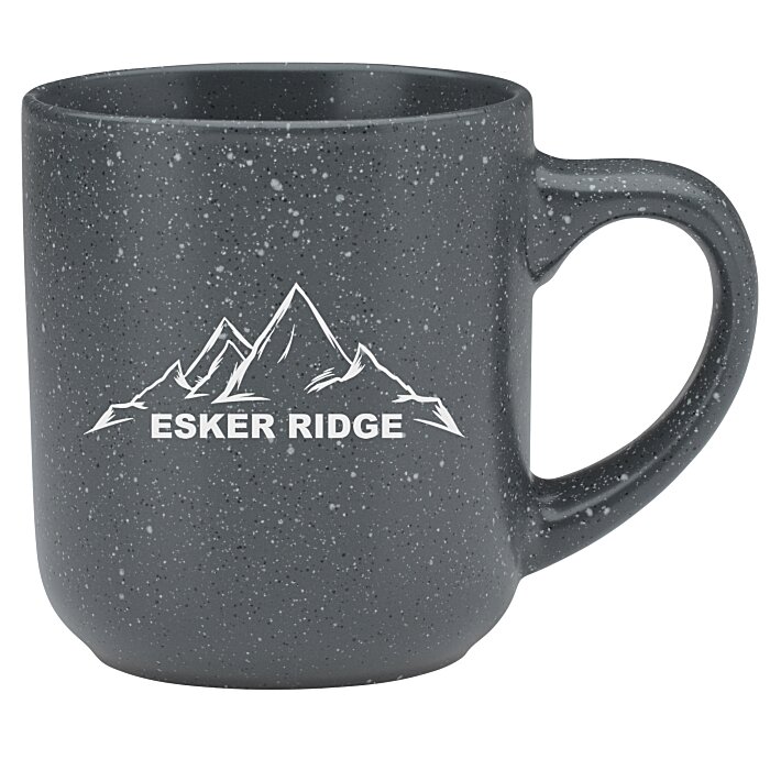 Custom Speckled Matte Coffee Mug - 14 ounces