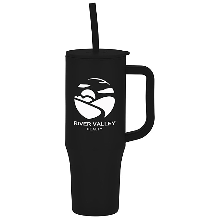 Custom Erie Mug with Straw - 30 oz
