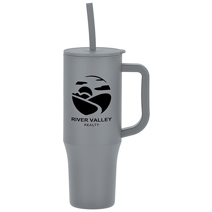 Custom Erie Mug with Straw - 30 oz