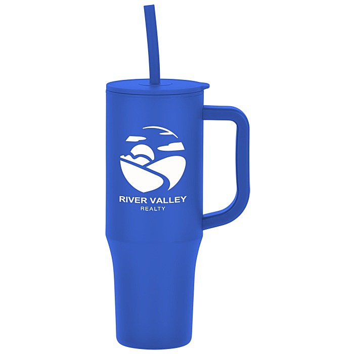 Custom Erie Mug with Straw - 30 oz