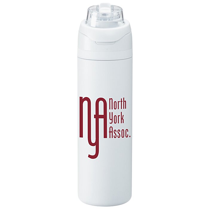 Custom Elvin Bottle with Flip Straw Lid - 28 oz