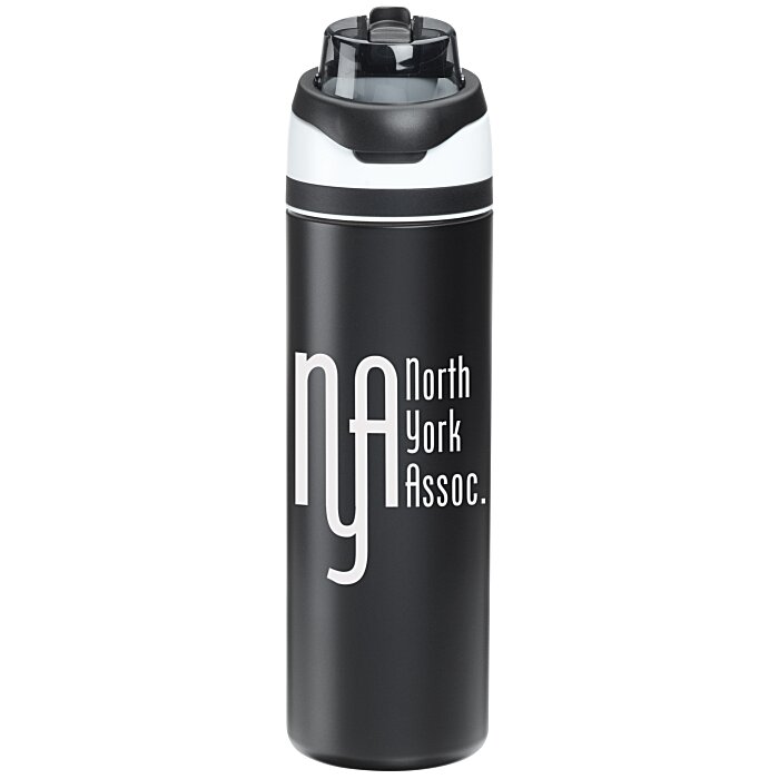 Custom Elvin Bottle with Flip Straw Lid - 28 oz