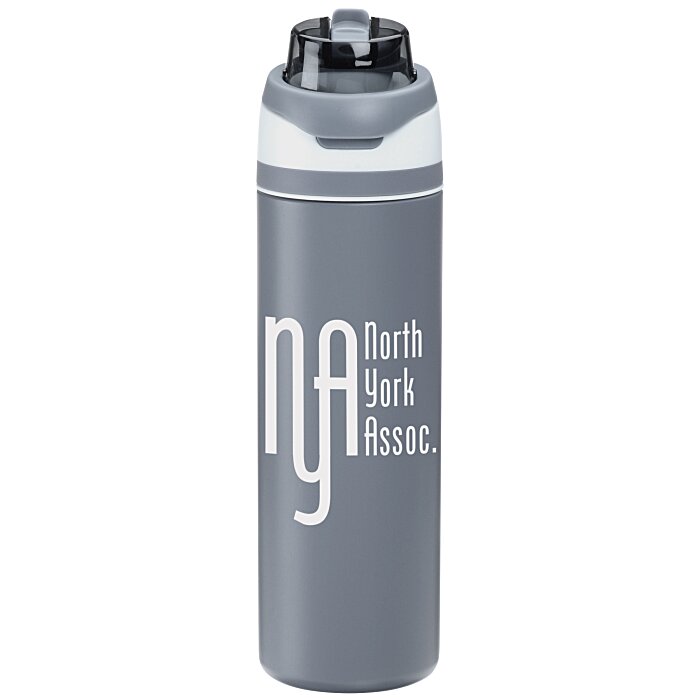 Custom Elvin Bottle with Flip Straw Lid - 28 oz