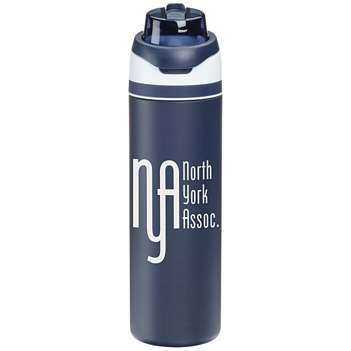 Custom Elvin Bottle with Flip Straw Lid - 28 oz