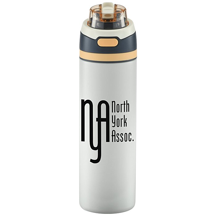 Custom Elvin Bottle with Flip Straw Lid - 28 oz